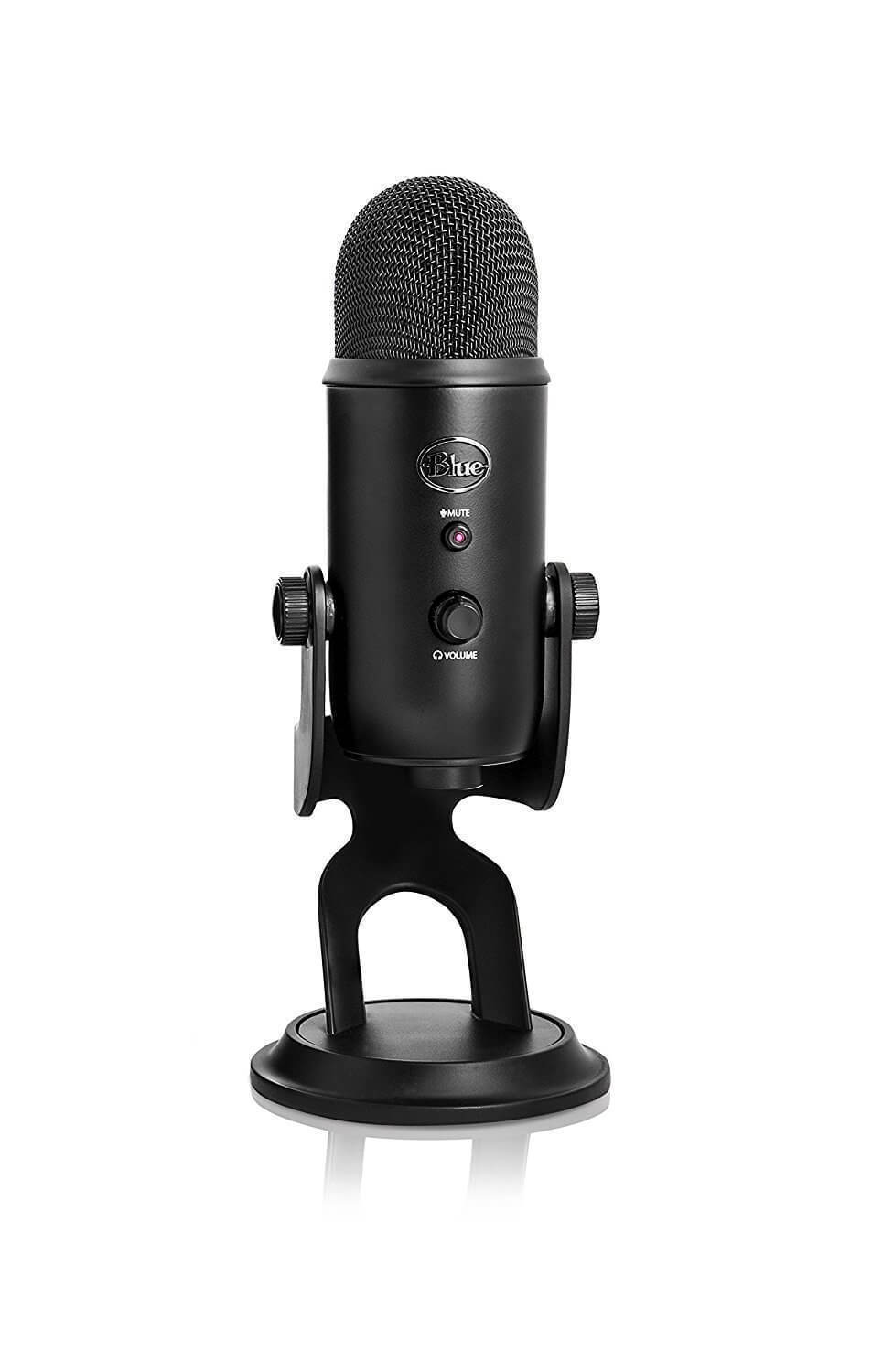 Blue Yeti Black USB Skype Microphone Best microphone recording calls