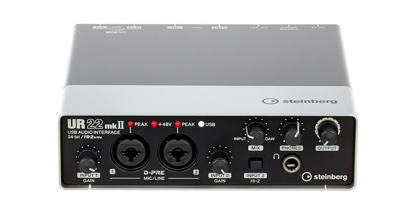 Steinberg UR22 MKII USB Audio Interface - FRONT