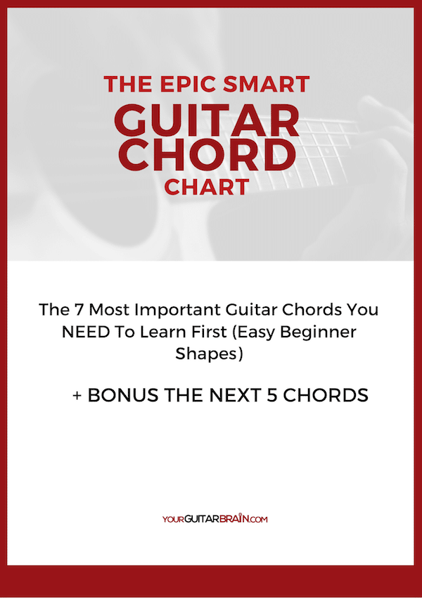 Epic Smart Guitar Chord Chart Thumbnail PDF Download