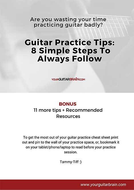 Thumbnail PDF Download Guitar Practice Tips 8 Steps