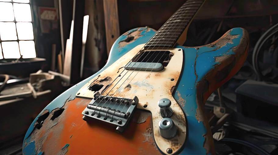 broken guitar, dirty guitar, guitar maintenance tips, how to maintain a guitar