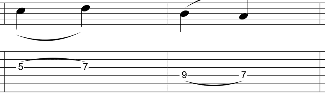 lilypond tablature slides in tablature