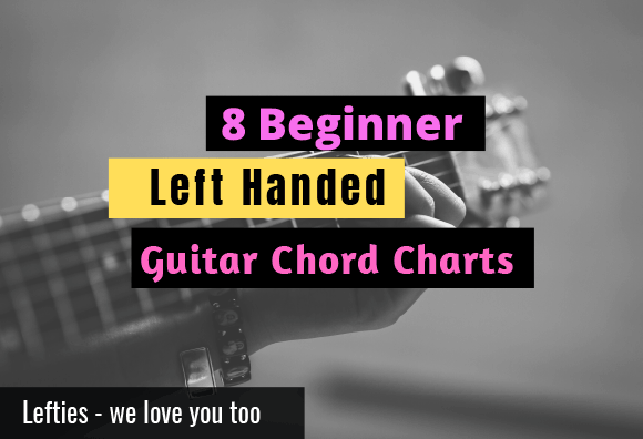 beginner left handed guitar chords chart free