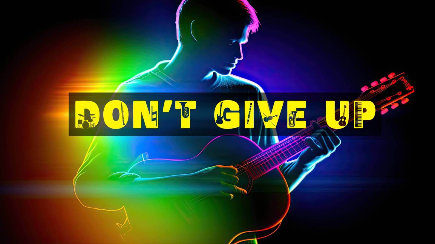 feel like giving up on guitar, inspiring guitarist quotes, motivational quotes about guitar, musician inspiration, help, advice on guitar
