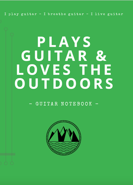 notebooks guitar blank tab paper chord charts guitarist gifts funny unique outdoors dad