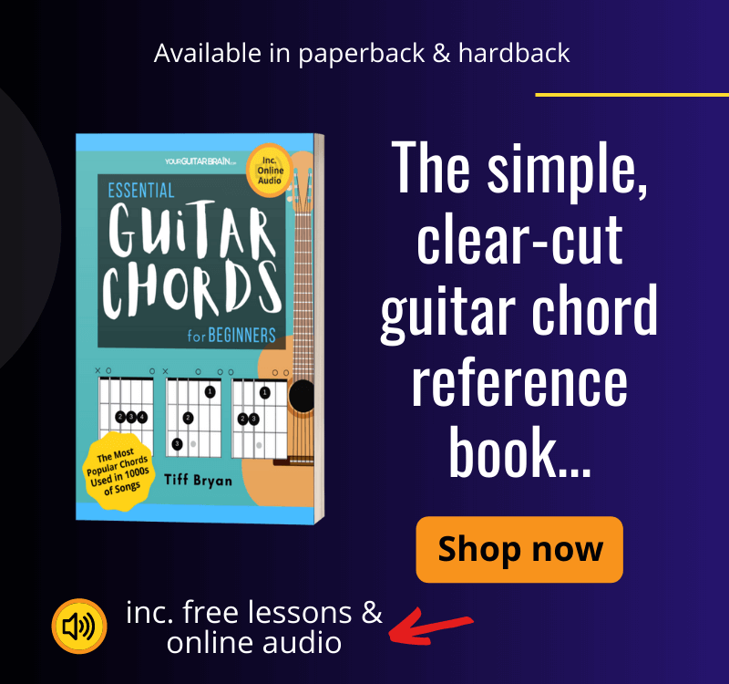 best book for beginner guitar players chord charts free sheets kids adults gift him her birthday christmas
