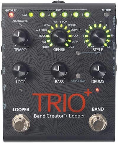 Digitech TRIO PLUS Band Creator and Looper Guitar Effects Pedal Best