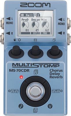 multi Effects Zoom MS-70G Guitar fx best Pedal