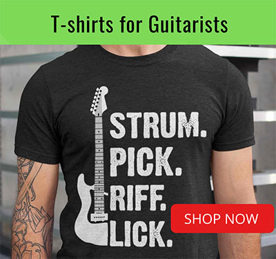 gifts for guitar players t shirt clothing present