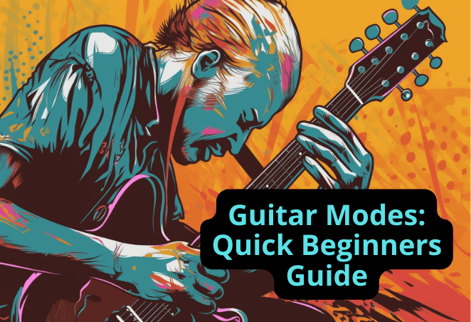 Guitar Mode scale diagram 3 fingers per fret shape how to improvise with the modes What are the different modes, What chords go with each mode, beginner guide to modes