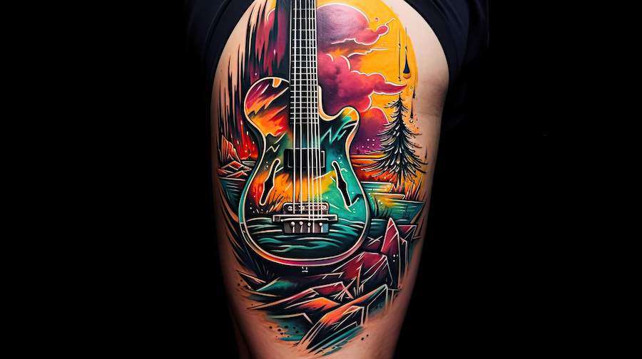 Music tattoo sleeves ideas