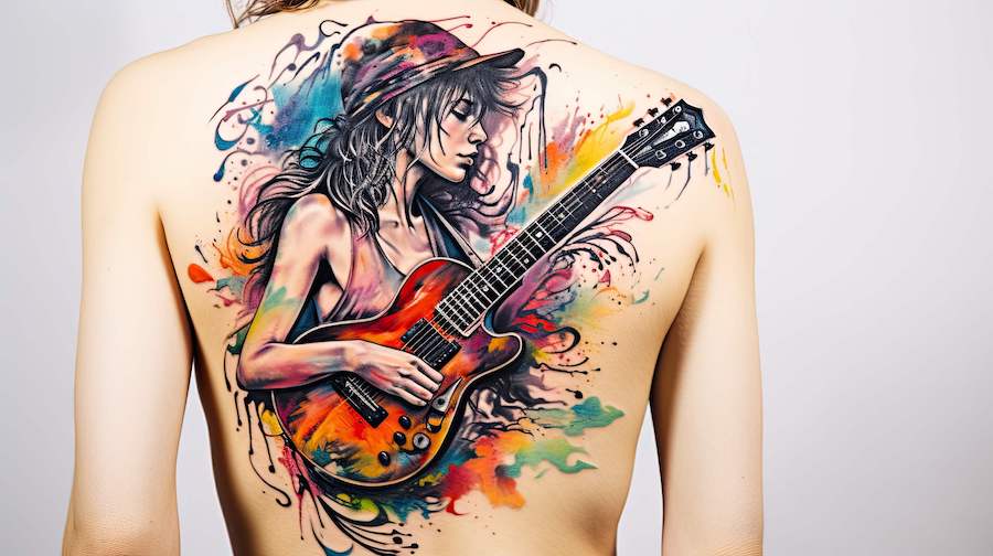 Music tattoo idea