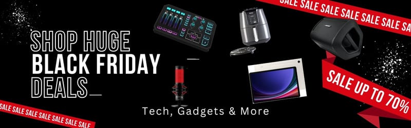 Shop discounted electronics and gadgets during Black Friday - limited time offers on cutting-edge tech and gear