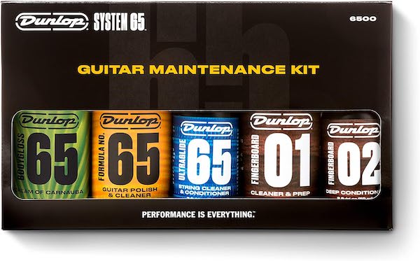 Jim Dunlop Guitar Cleaner Care Kit Make Guitar Strings Last, guitar fretbaodr cleaner, how to clean a guitar, best tools for beginner guitars, guitar gift ideas, guitarist gifts for christmas, birthday
