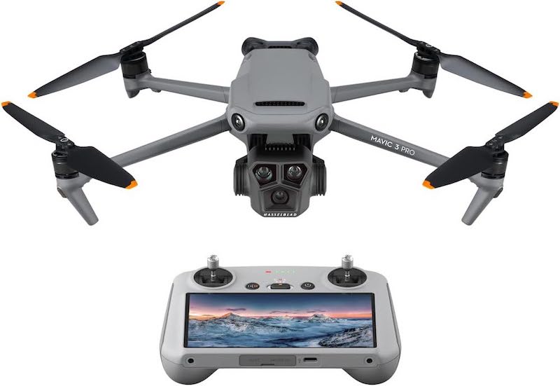 DJI Mavic 3 Pro Drone with wide angle camera