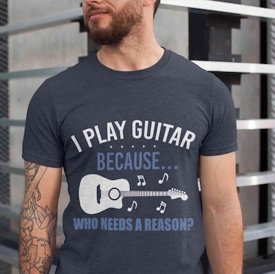 T shirt for music lovers with a funny humorous slogan
