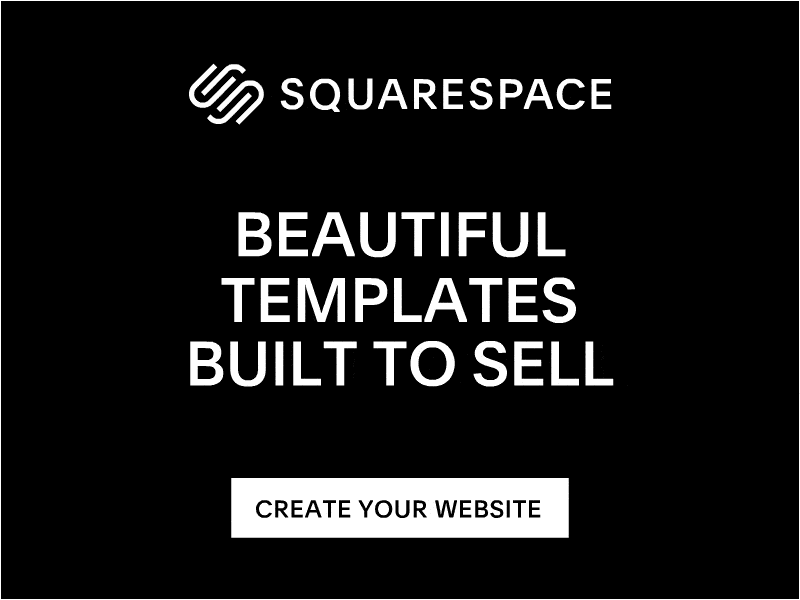 Squarespace templates banner to build a website easily with a website builder