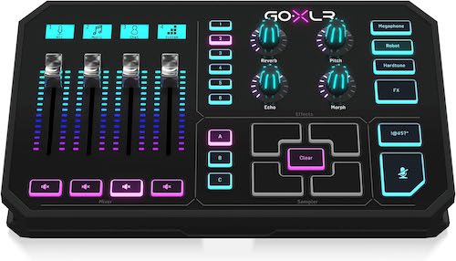 Go XLR mixer for podcasting and recording