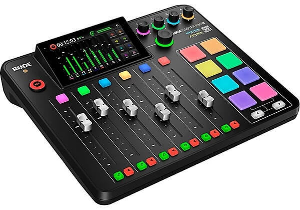 Rode RodeCaster Pro II Audio Mixer for Podcasting and recording