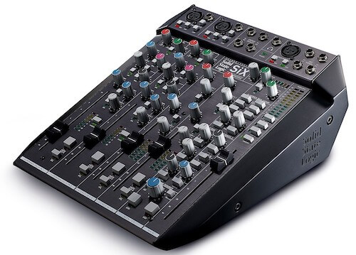 SSL SiX audio mixer with 6 channels