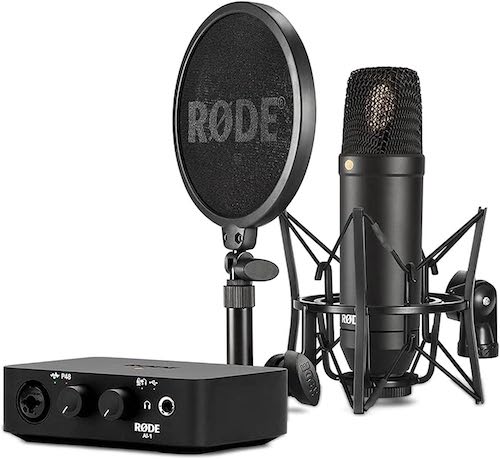 RØDE Complete Studio Kit with NT1 AI, rode nt1 a, ai-1