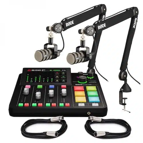 Rode Rodecaster Duo, Live-Streaming and Podcasting Bundle, rode bundle