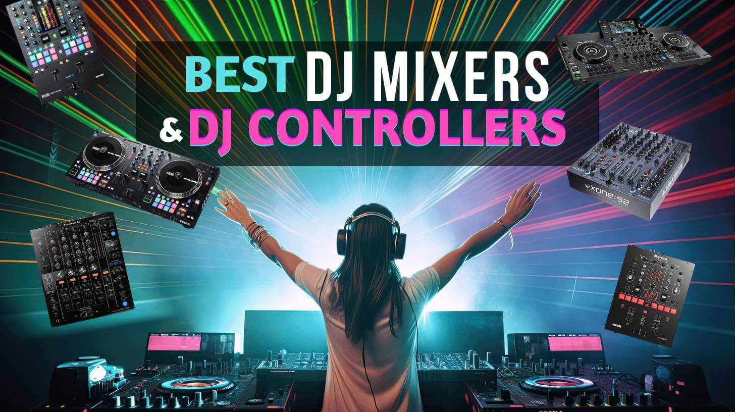 Best DJ Mixers and DJ Controllers for DJs and beginners