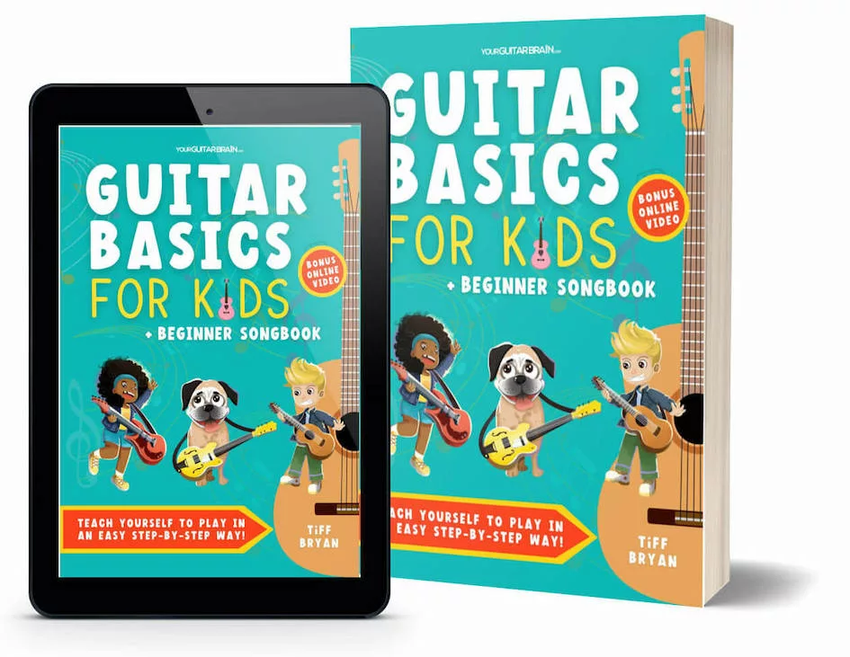Kids guitar book "Guitar Basics for Kids"