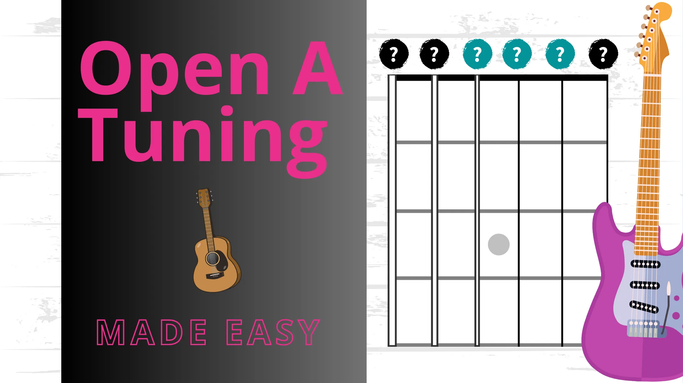 Open A Tuning on Guitar