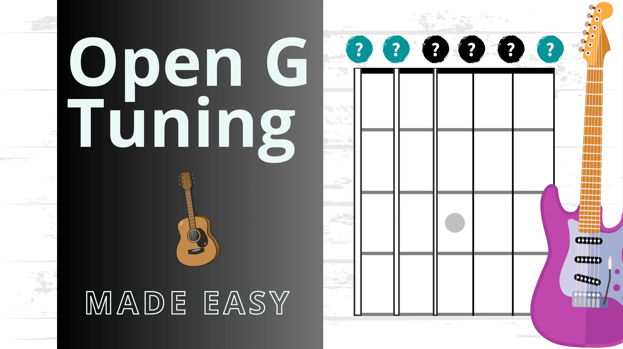 Open G Tuning on Guitar
